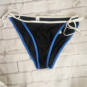 NWOT- aerie black cheeky swim bottom